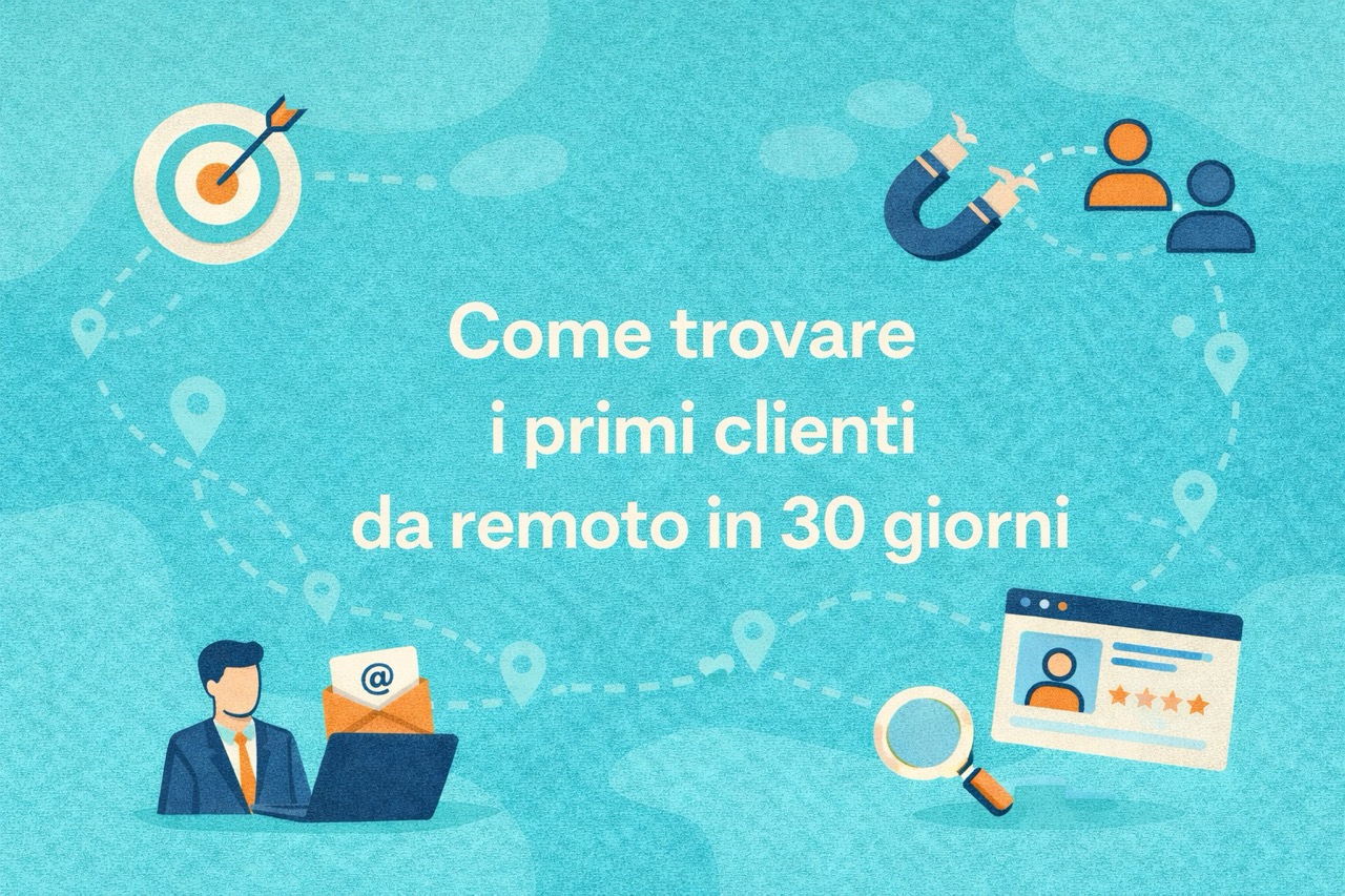 Come trovare i primi clienti da remoto in 30 giorni