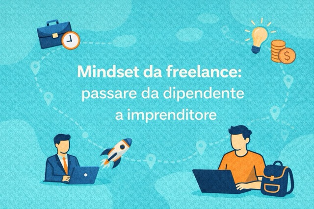 Mindset da freelance: passare da dipendente a imprenditore
